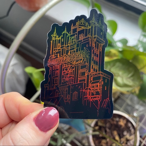 LAST 1🕸Holographic Tower of Terror Sticker - Picture 3 of 7